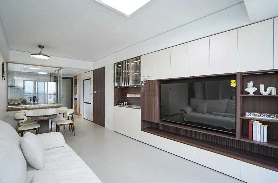 水岸星境這個戶型絕了！90㎡做成百變空間